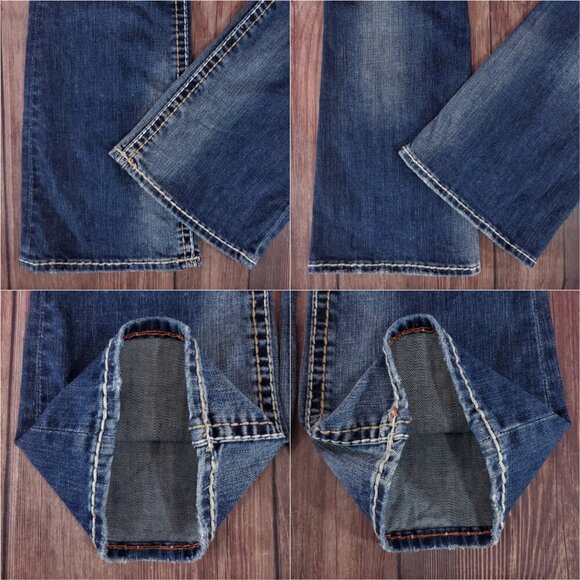 Rock Revival Womens Size 25X31.5 Kelly Boot Cut Blue Denim Jeans - Picture 8 of 14